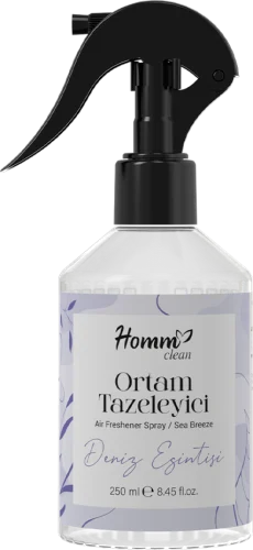 HOMM CLEAN DENİZ ESİNTİSİ KOKULU ORTAM TAZELEYİCİ 250ML