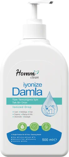 HOMM CLEAN İYONİZE DAMLA 500 ML