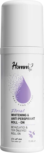 HOMM LIFE FLORAL BEYAZLATICI & TERLEME ÖNLEYİCİ ROLL ON 75 ML