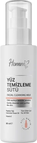 HOMM LIFE YÜZ TEMİZLEME SÜTÜ TÜM CİLTLER 80 ML
