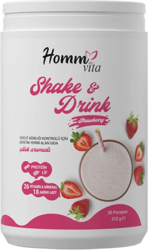HOMM VITA SHAKE & DRINK DİYET YERİNE GEÇEN GIDA