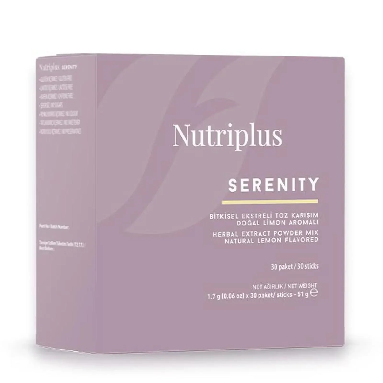 Nutriplus Serenity Limon Aromalı 30 Adet